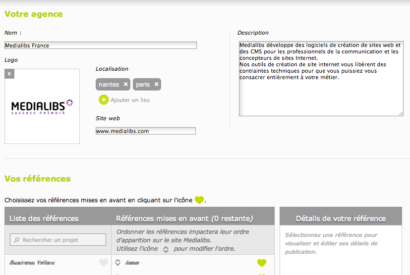 Fiche annuaire webo-facto